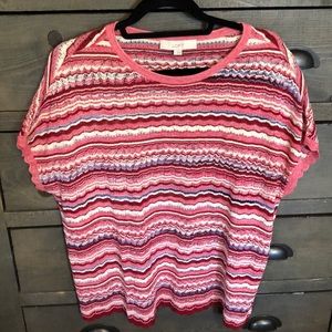 LOFT Short Sleeved Sweater NWOT Large
